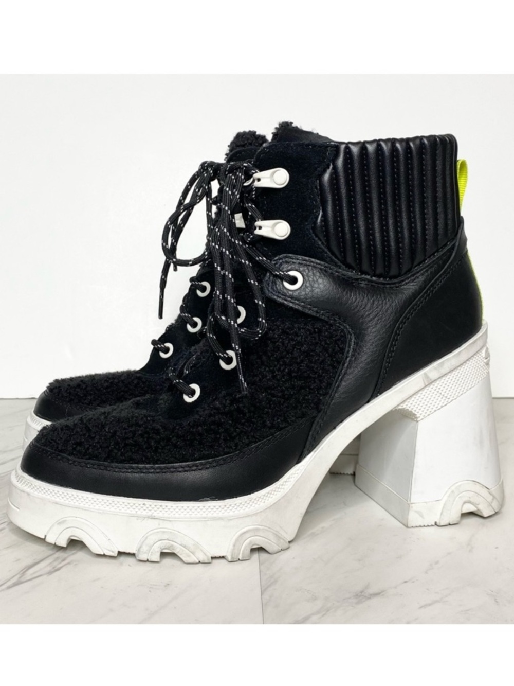 Sorel Brex Cozy Lace Up Heeled Boot 8 1/2